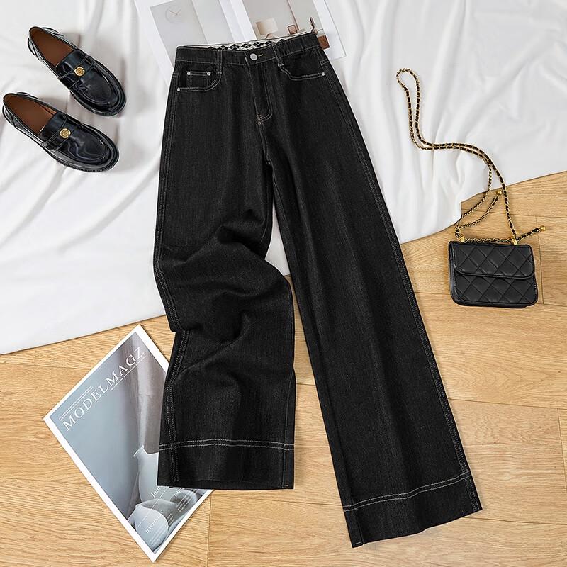 

Tachi Women s High-Waisted Straight-Leg Ankle Jeans L