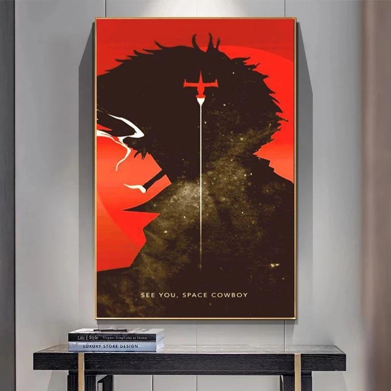 Japan Anime Posters Vintage Cowboy Creativity Posters Canvas Paintings Posters and Prints Living Home BedRoom Bar Artwork Decor No Frame