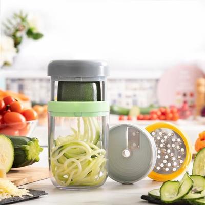 Spiral Vegetable Slicer - Vigizer - - 3 In 1 - Modern Design - BPA-free