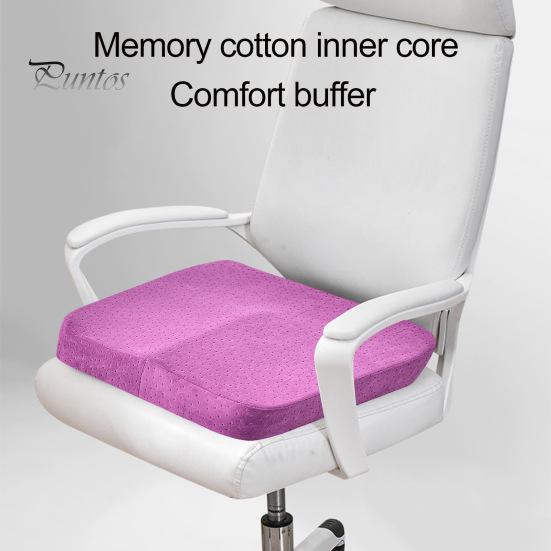 Office Sedentary Cushion Non-Slip Soft Thickened Memory Foam Dorm Student Long Sitting Hours Sciatica Tailbone Pain Back Relieving Chairs Seat