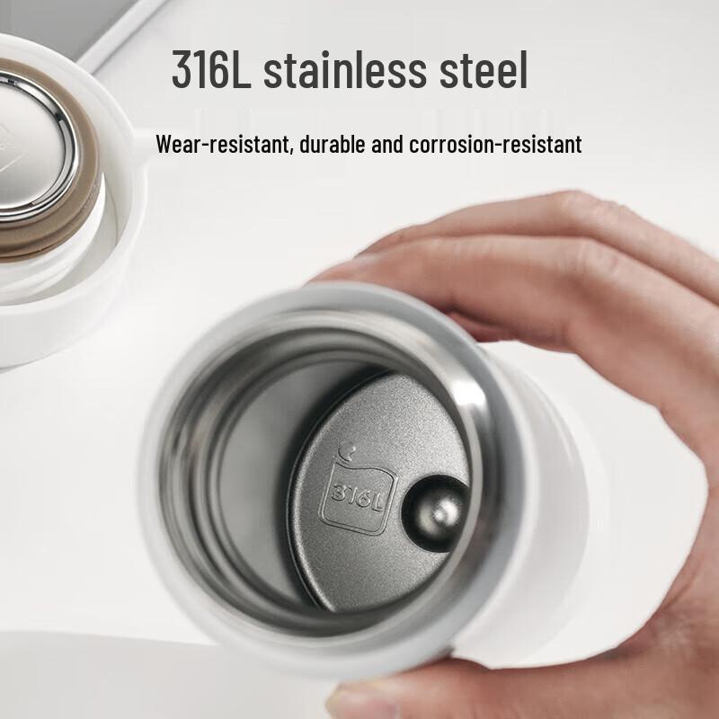 SUPOR 316L Stainless Steel Vacuum Insulated Thermos with Tea Infuser