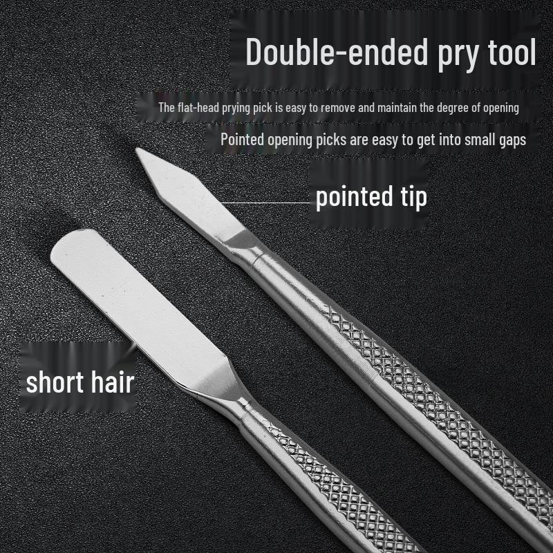 Dual-ended Stainless Steel Pry Bar for Disassembling Phones, LCD Screens, and Appliances