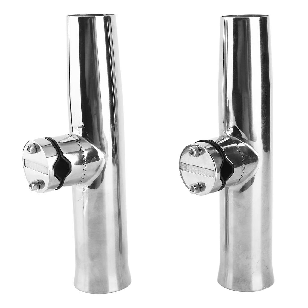 Stainless Steel Fishing Rod Holders 7 8 1in Rail Mount Fishing Pole Bracket Support