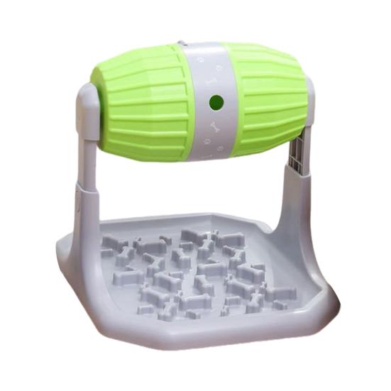 Interaktivní puzzle hračka pro dávkování jídla pro úlevu od úzkosti a nudy, výškově nastavitelná miska pro pomalé krmení psů malých a středních plemen, IQ trénink