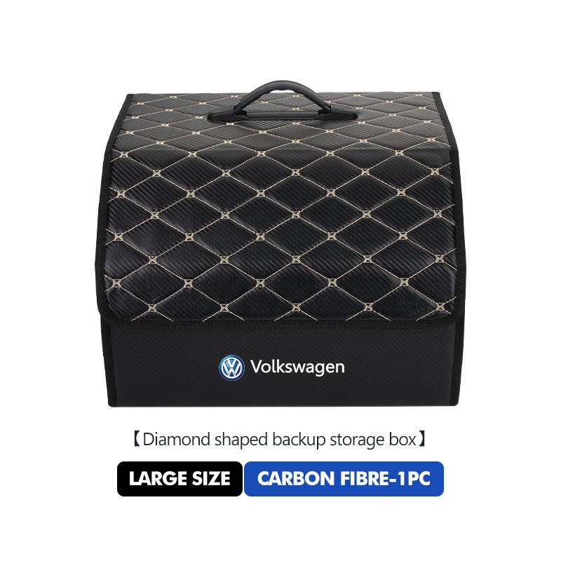 For Volkswagen VW Car Trunk Insulation Organizer Folding Waterproof Storage Box Polo Jetta Sagitar Magotan Passat B5 B6 B7 CC zj0