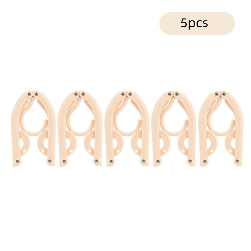 5/10pcs Set Folding Hanger Drying Rack Clothes Organizer Storage Home Laundry Travel Accessories Outdoor Wardrobe Coat Hanger