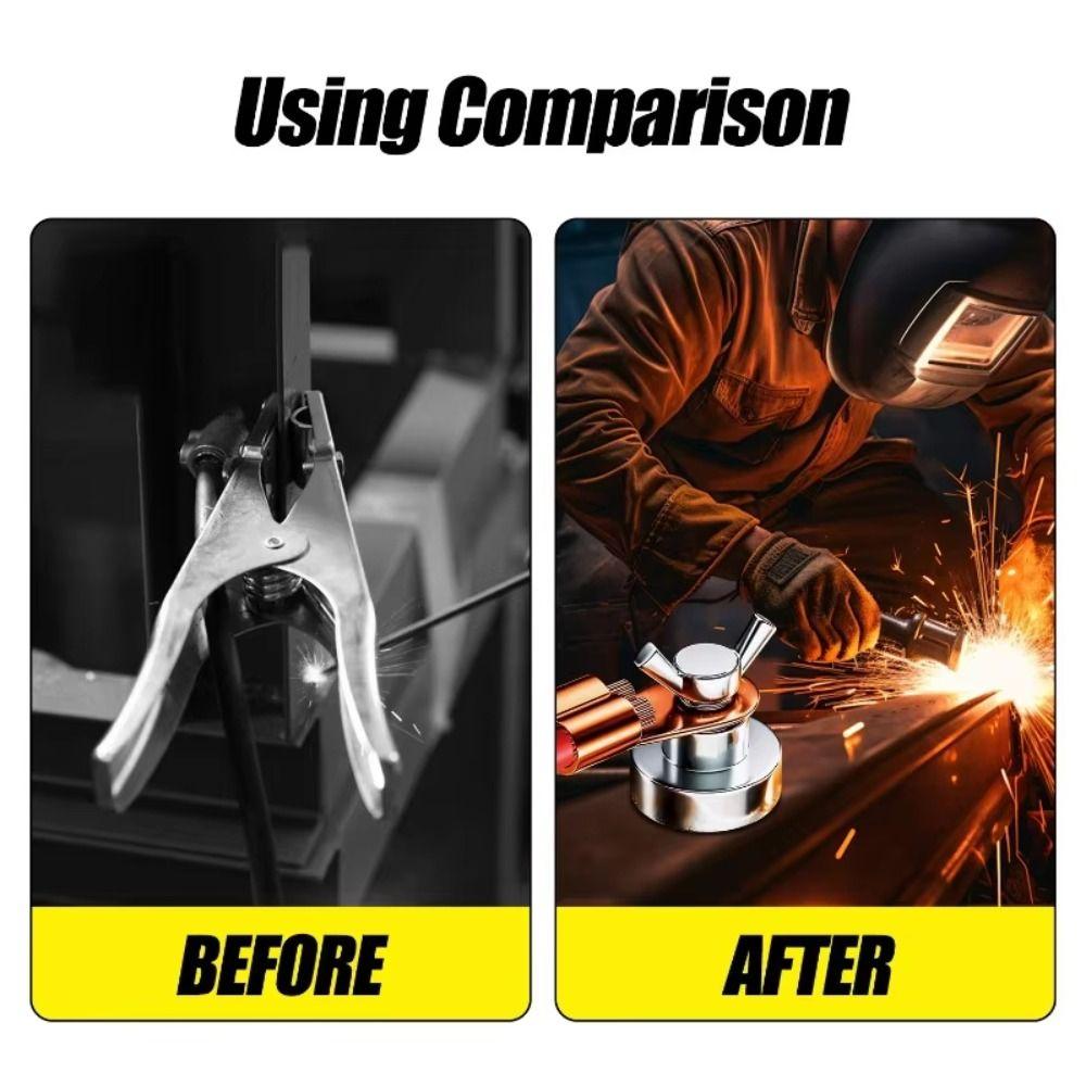 Safety Magnet Welded Grounding Device Single Head Welding Support  Welding Support