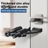 Portable Door Lock Additional Privacy Home Security Door Stop Lockdown Lock Hotel Apartment Dorm Traveling Metal Door Locker