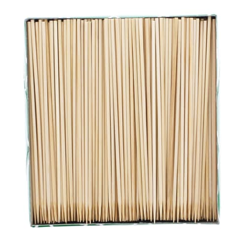 [Commercial Use] Round Bamboo Skewers, 15cm, 800g Box (Approx. 1,100 Skewers)