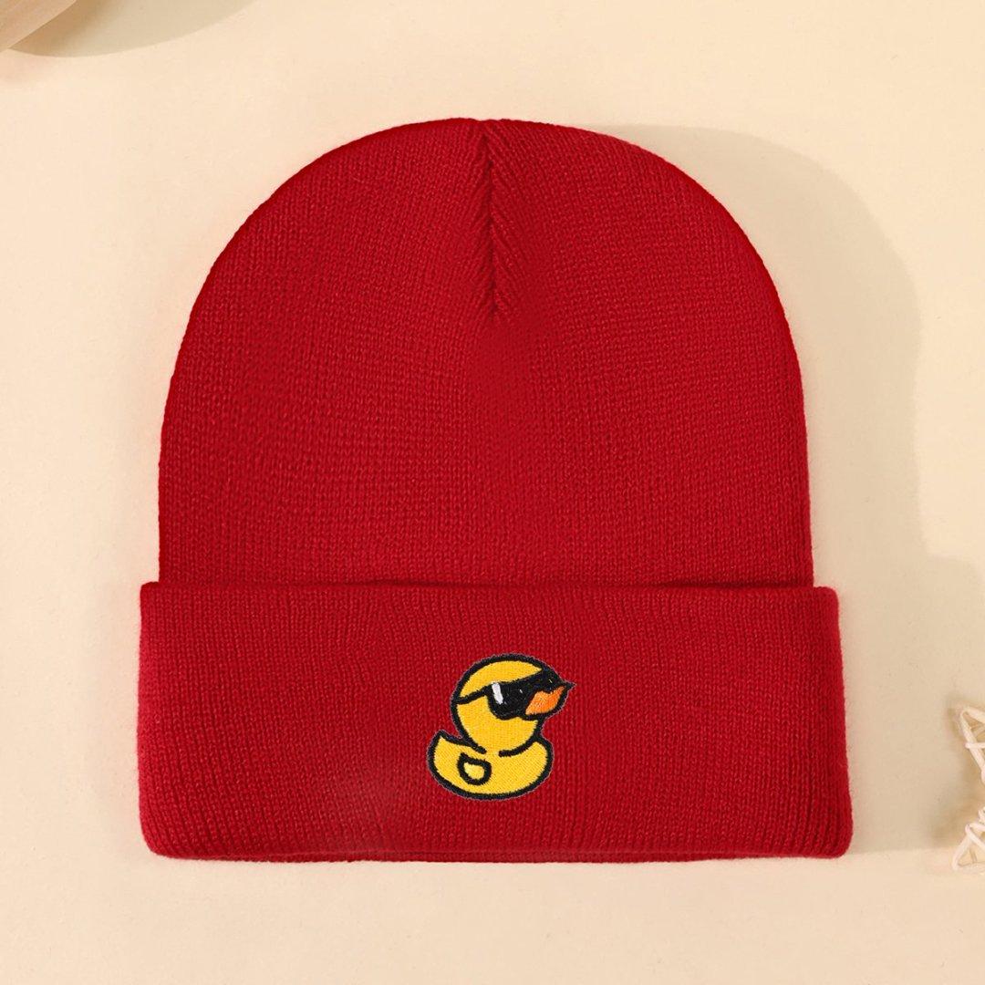Yellow Duck Embroidery Children S Hat, Embroidery Cute Little Yellow Duck Handicap Hat