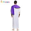 Prom Kleopatra Herren Lila Umhang Performance Kostüme Cosplay Kostüme Bühnenspiel Requisiten Kostüme