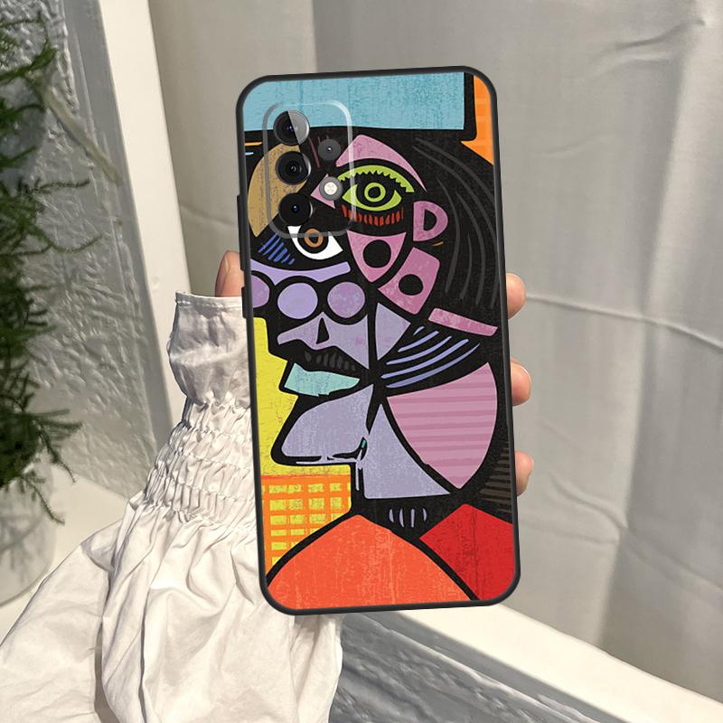 

Picasso Abstract Art Painting Case For Samsung Galaxy A56 A36 A16 A06 A54 A34 A14 A13 A53 A12 A22 A32 A52 A35 A15 A55 A17 Samsung A32 5G