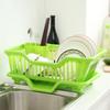 Kitchen Drainage Rack With Drainer Board Countertop Utensils Plates Chopsticks Bowls Spoons Storage Dish Drying Rack