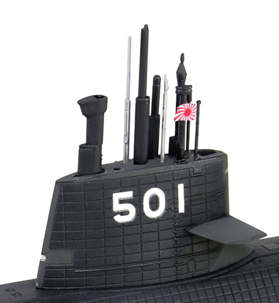 Pit Road Skywave Series Maritime Force Submarine Soryu Finished Model JBM07 Molded Color 1/350 Self-Defense SS-501 Semi-Painted