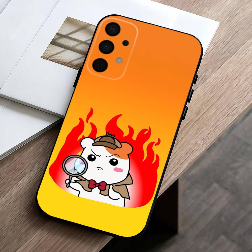 

L-Lovely O-Oruchuban E-Ebichu Phone Case For Samsung Galaxy A73,A72,A71,A70,A53,A52,A51,Soft Silicone Black Cover Samsung a31