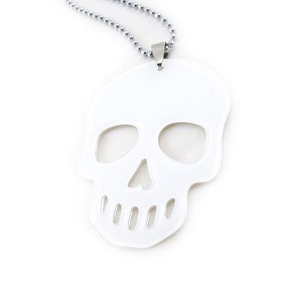 [J1376] - White 'Skull' Designer Necklace
