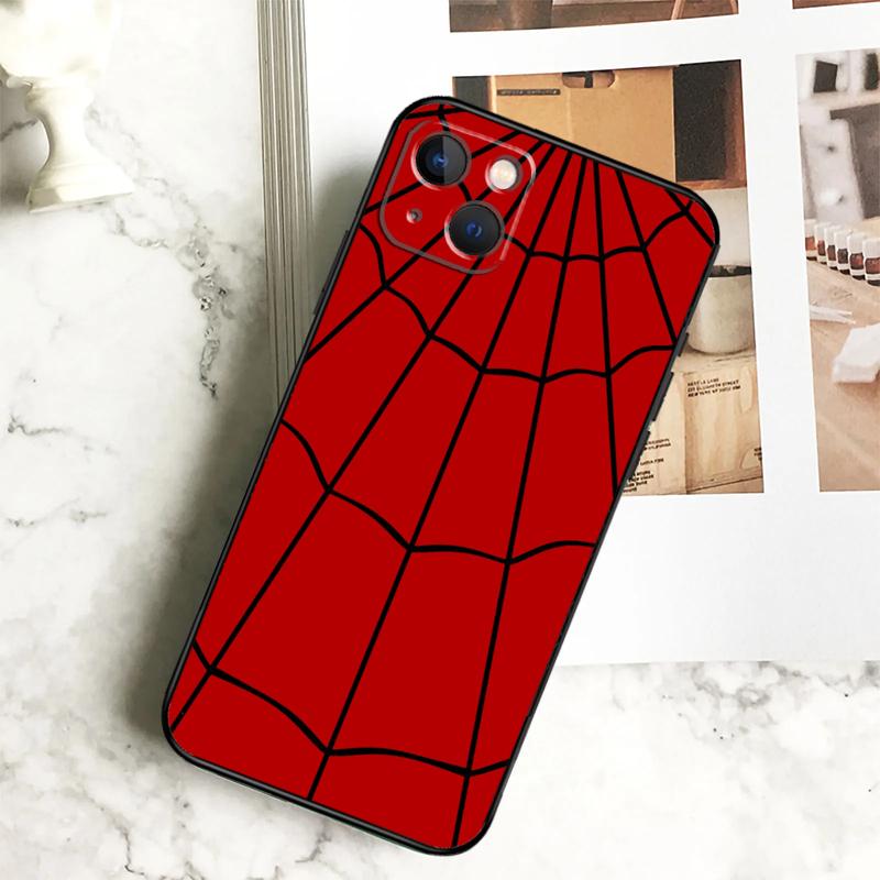 Spider Web Phone Case For iPhone 17 16 15 13 12 11 14 Pro Max Plus 12 13 Mini 16e 17 Air Cover Coque