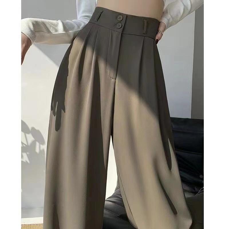 Suit Pants Children's Summer New Drape Straight Trendy Versatile Wide-leg Trousers