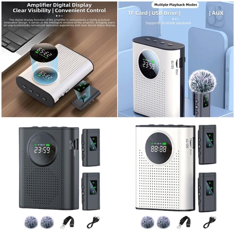 Travel Rechargeable Voice Amplifier Convenient Operation Ideal For Lectures Presentations And Outdoor Event