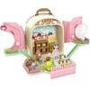 Woopie Soft Toy Rabbit In a Backpack 3-in-1 Grooming Set