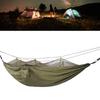 Camping Hammock with Net 210T Nylon Fabric Anti Fall Foldable Dark OD Green 440.9lb Portable Hammocks for Ourdoor Travel