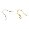 18K Solid Gold Color-Retaining Earring Hooks S925 Semi-Finished Handmade DIY Jewelry Components
