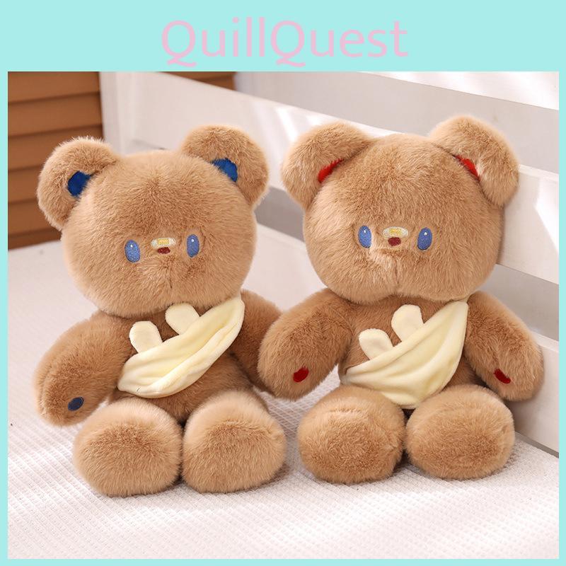 Rabbit Little Teddy Bear Plush Toy Hug Bear Plush Soft Biscuit Bear Doll Gift