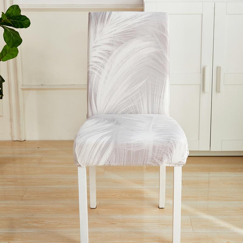 

Розтягнутий чохол для обіднього стільця Захист від бруду Чохол для сидіння стільця для вітальні, весілля, кухні готелю, церемонії, банкету, офісу знімний