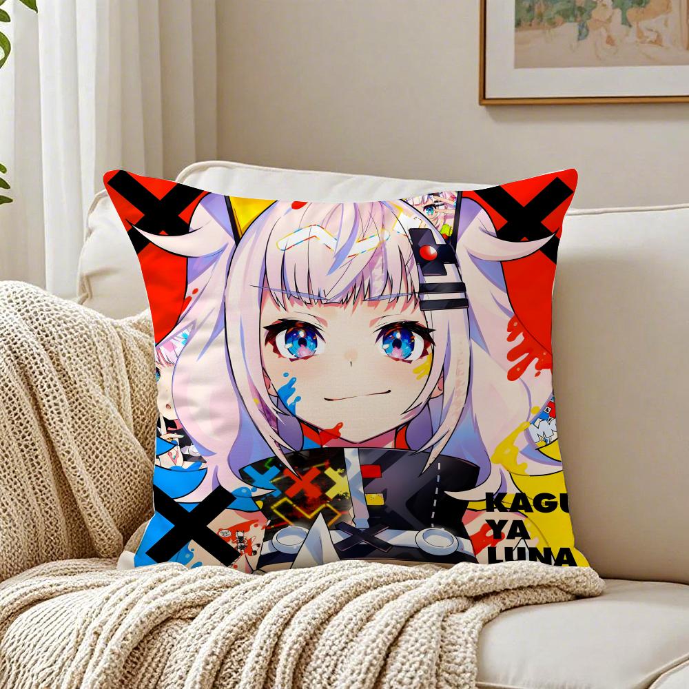 K-Kaguya L-Luna Cushion Cover Pillowcase Anti-Dustmite Living Room Sofa Decor Cushion Room