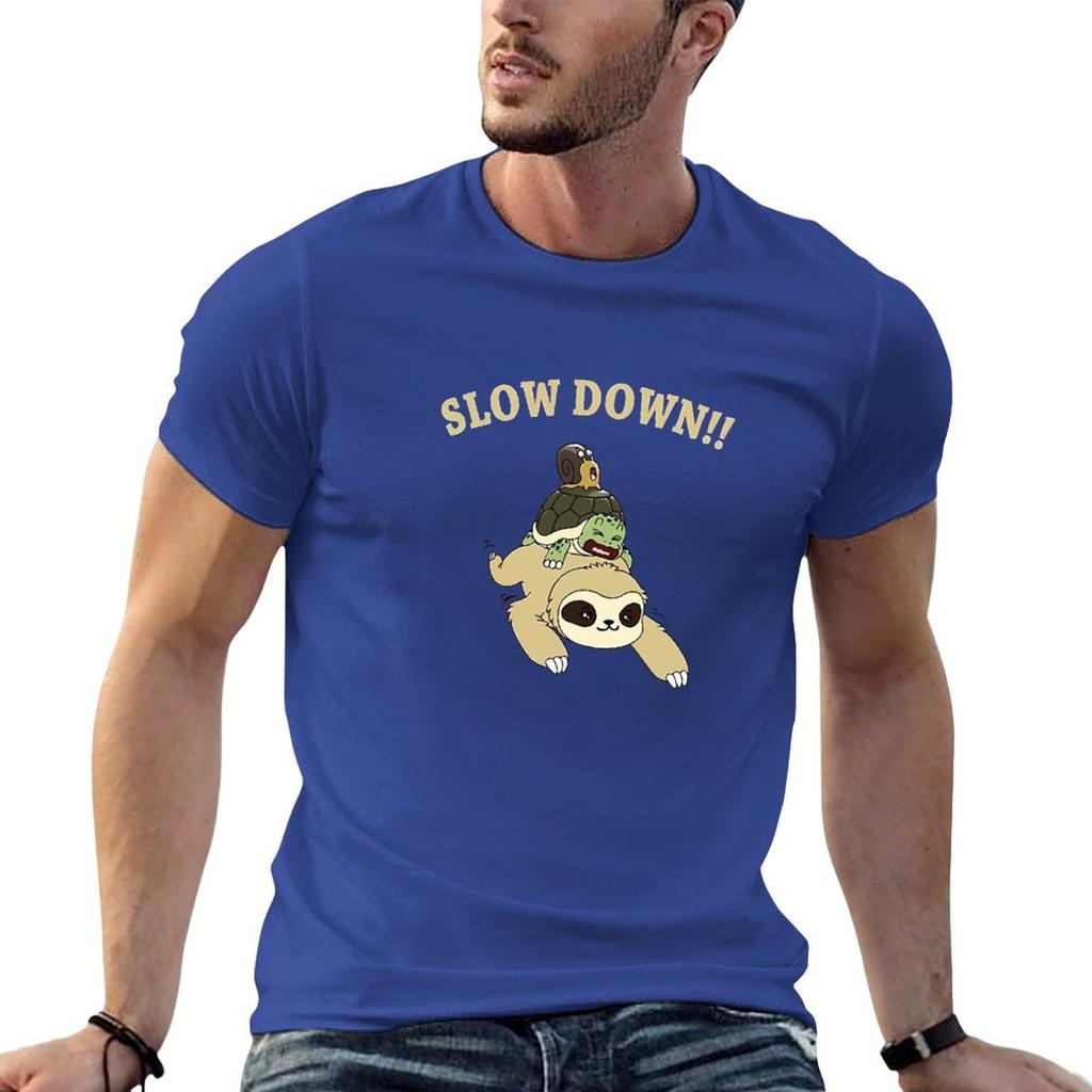 Slow Down TShirt tshirts man heavyweight t shirts oversized t shirts designer t shirt men
