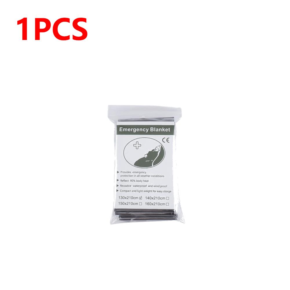 1-30 ШТ. Аварийное одеяло для туризма, кемпинга, выживания, первой помощи, ветрозащитное, теплоизолирующее, спасательное фольгированное термоодеяло