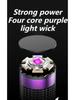 Powerful UV Flashlight 365nm Black Mirror Purple Torch Blacklight USB Rechargeable Ultraviolet Lantern for Pet Urine Detection