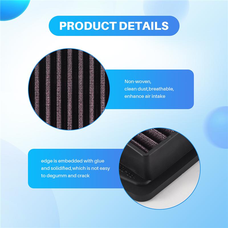Motorcycle Air Cleaner Filter For Kawasaki VERSYS 650 2015- NINJA 650 KLE650 Z650 VULCAN 650 S 15-19-M53K