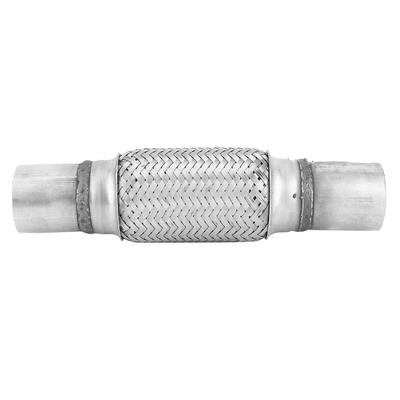 1.75x10in Exhaust Flex Pipe Stainless Steel Corrugated Flexible Joint Tube Universal Parts