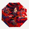 1pc Shadow the Hedgehog Automatic Open/CloseUmbrella-CuteUmbrella with Cute Design, Portable 3-Fold Compact Umbrella for Men & Women, Valentine's Day