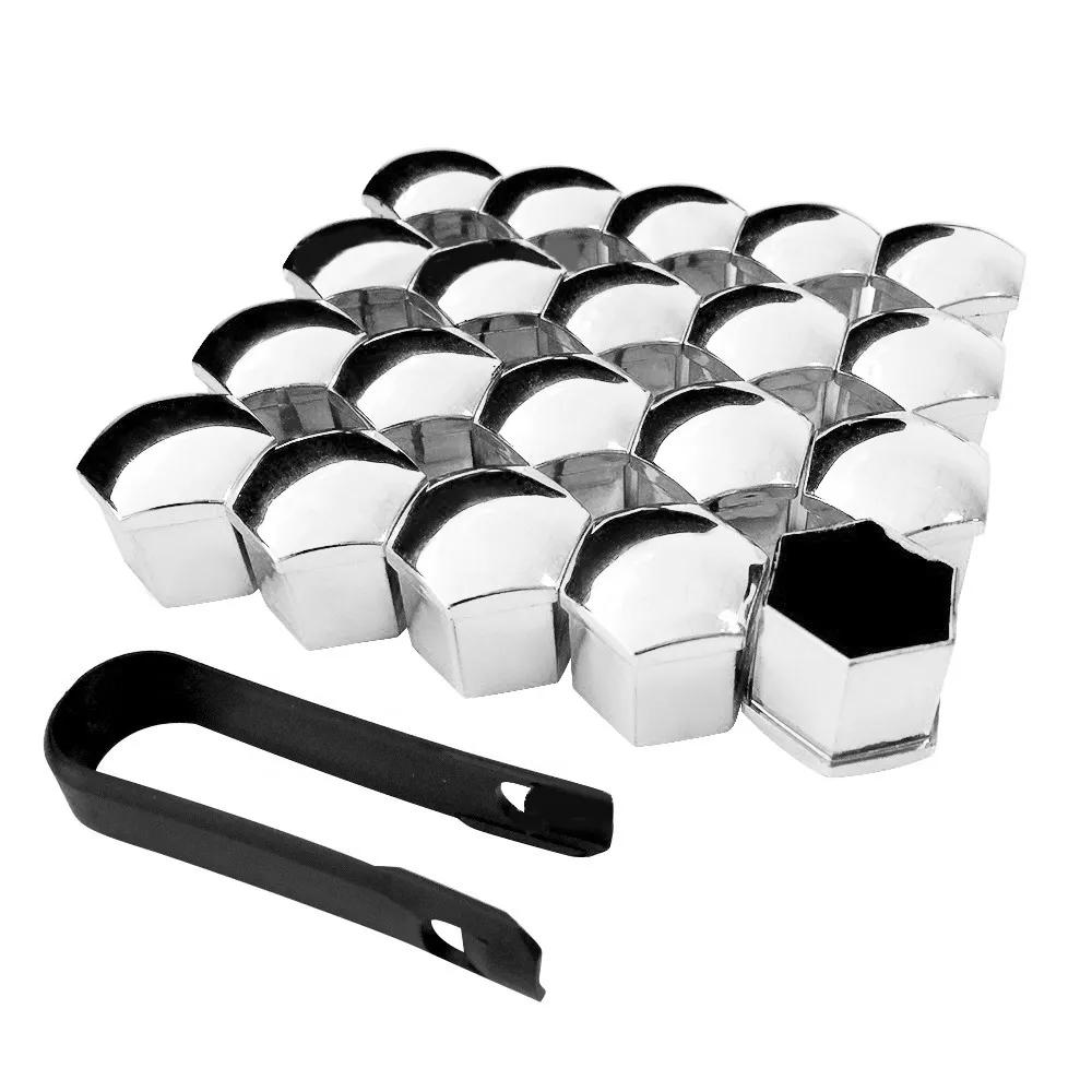 20/40pcs 17mm 19mm Wheel Nut Bolt Head Cover Cap Protective Bolt Caps Exterior Decoration Protecting Bolt Rims Screws Plugs