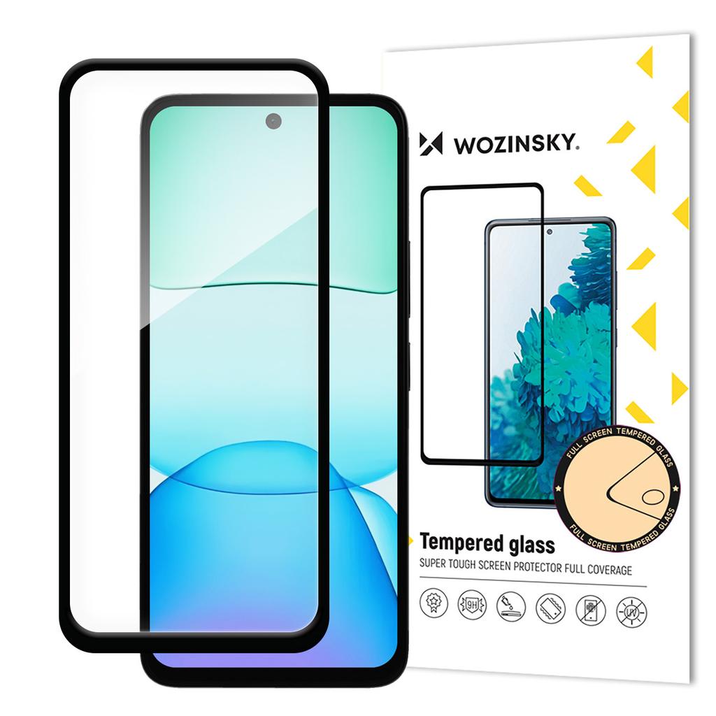 Wozinsky Full Glue Tempered Glass Screen Protector for Xiaomi Redmi 13