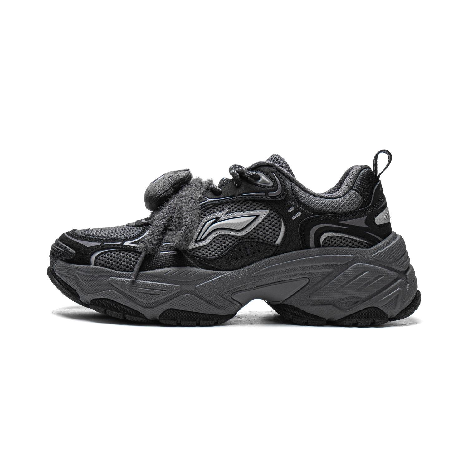 

Li Ning Brown Sugar Casual Shoes Women s Low top Black Gray Color AGCV366-4 37