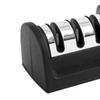 Knife Sharpener 3 Slot Kitchen Knives Sharpen Blade Sharpening Tool for Home Kitchen Black