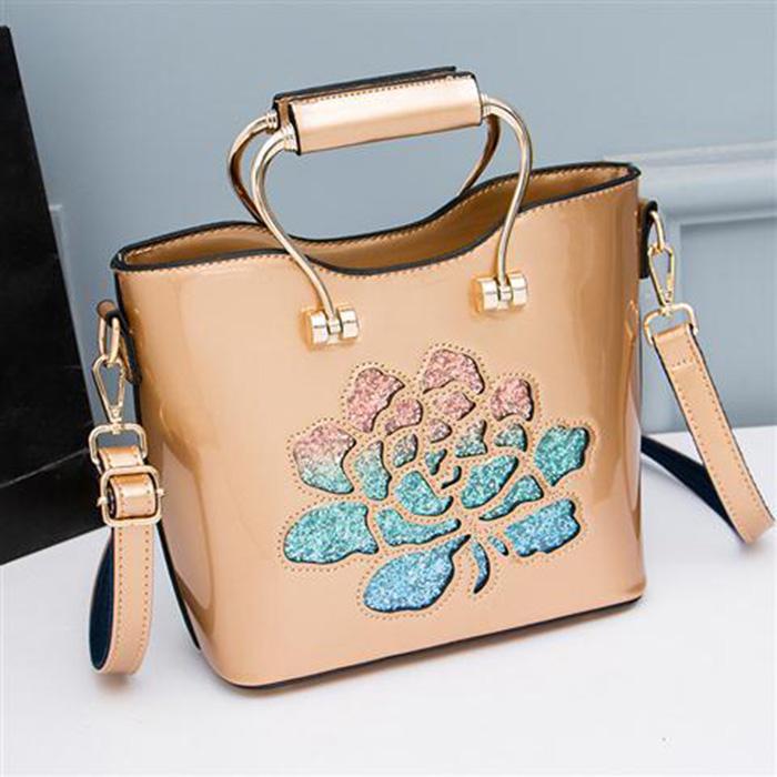 Europe Trend Bag Women Handbag 2026.Luxury Europe Fashion Women Bag Embroidery Floral Bag Leather Shoulder ...