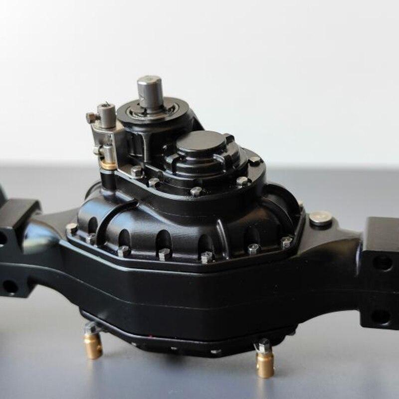 Assale Posteriore Power in Metallo Passante con Differenziale Bloccabile per Camion RC Trailer Tamiya 1/14 Scania R470 R620