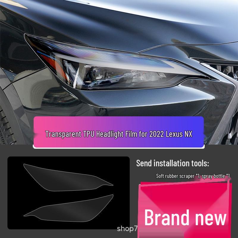 Transparent Smoked Protective Headlight Film for Lexus CT200, ES, RX, UX, IS, NX, LX