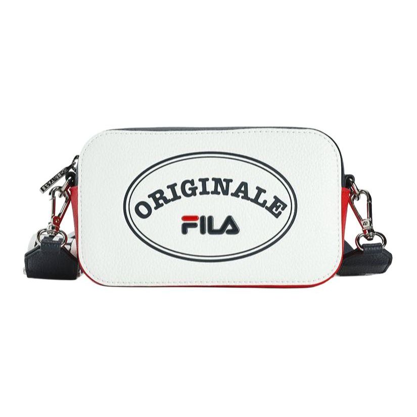 

FILA Original Casual Fashion PU Synthetic Leather Box Shoulder Crossbody Bag Small Size Women bags F13W429164FWT Standard White,Extra Small