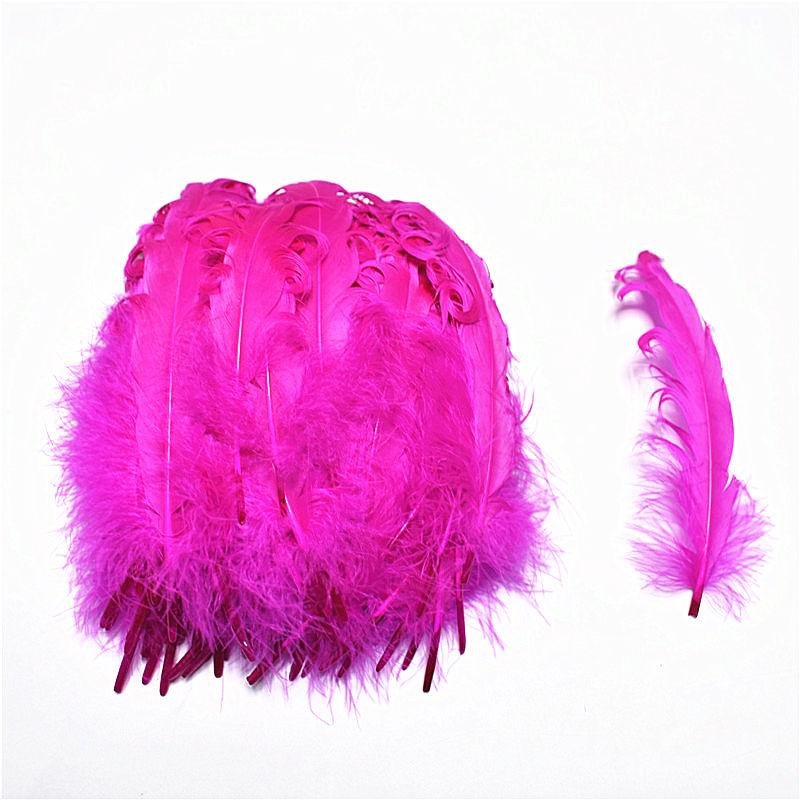 20/100pcs Colorful Curly Goose Feathers for Craftsdiy Jewelry Making Christmas Wedding Centerpiece Hat Plumas Decorativas13-18cm
