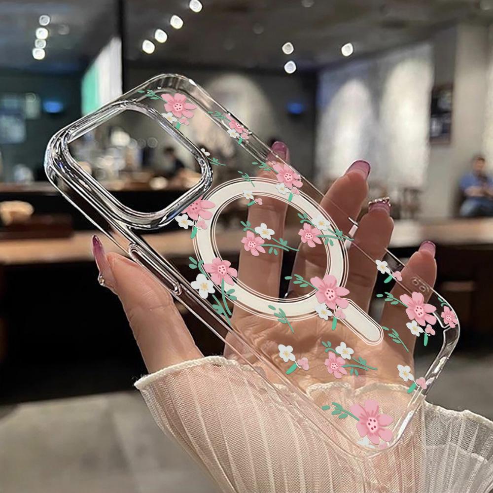 Magnetic Phone Case for iPhone 12 14 16 17 Pro 17 16 15 14 13 12 Pro Max  12 13 14 15  16 High Quality Shockproof Shell Full Protection Cute Style