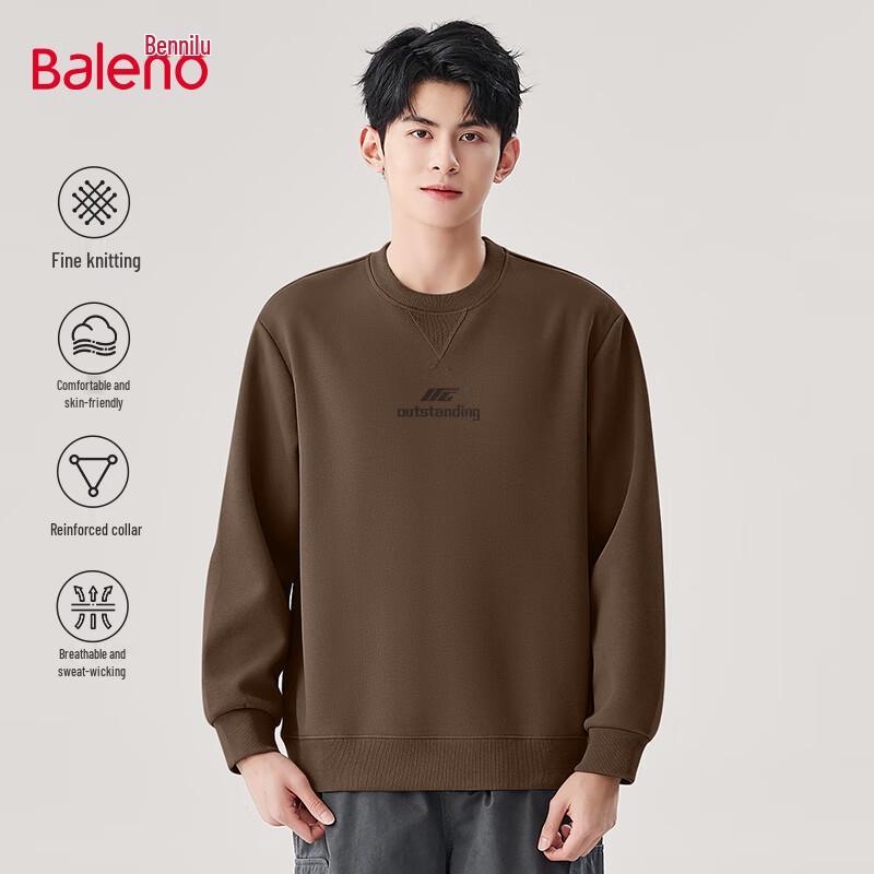 Baleno Men's 300G Heavyweight Crew Neck Sweatshirt