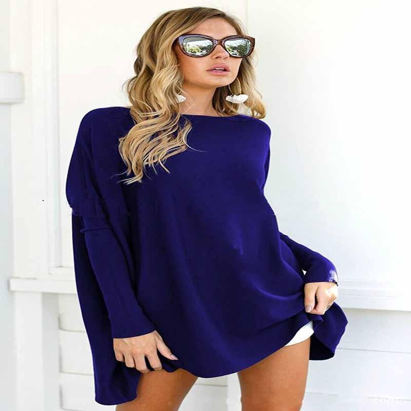 T Sleeves Long Shirt Women Clothing Solid Color Round Neck Breathable Fashion