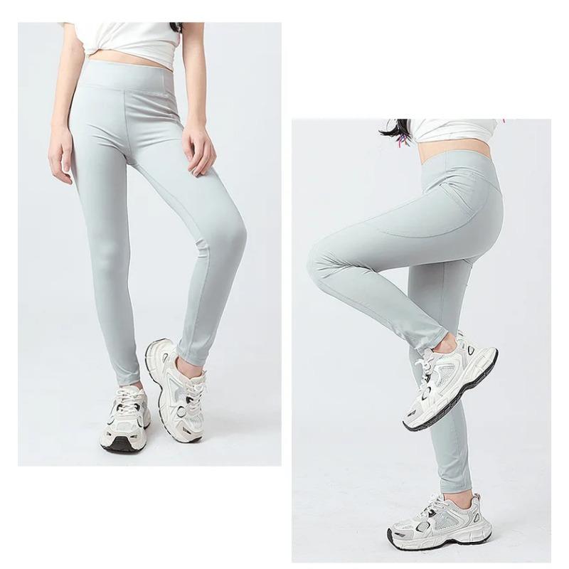 Leggings de verano para adolescentes, pantalones de yoga deportivos, finos e informales, que combinan con todo, mallas para niños, pantalones antimosquitos de secado rápido