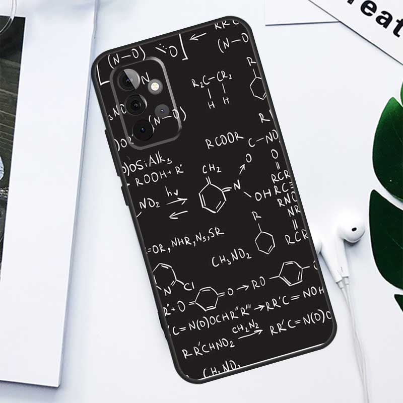 Biology and Chemistry For Samsung Galaxy A34 A54 A14 A55 A35 A15 A53 A33 A13 A05 A06 A16 A22 A32 A52 Phone Case