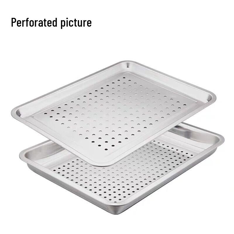 304 Stainless Steel Rectangular Flat Tray